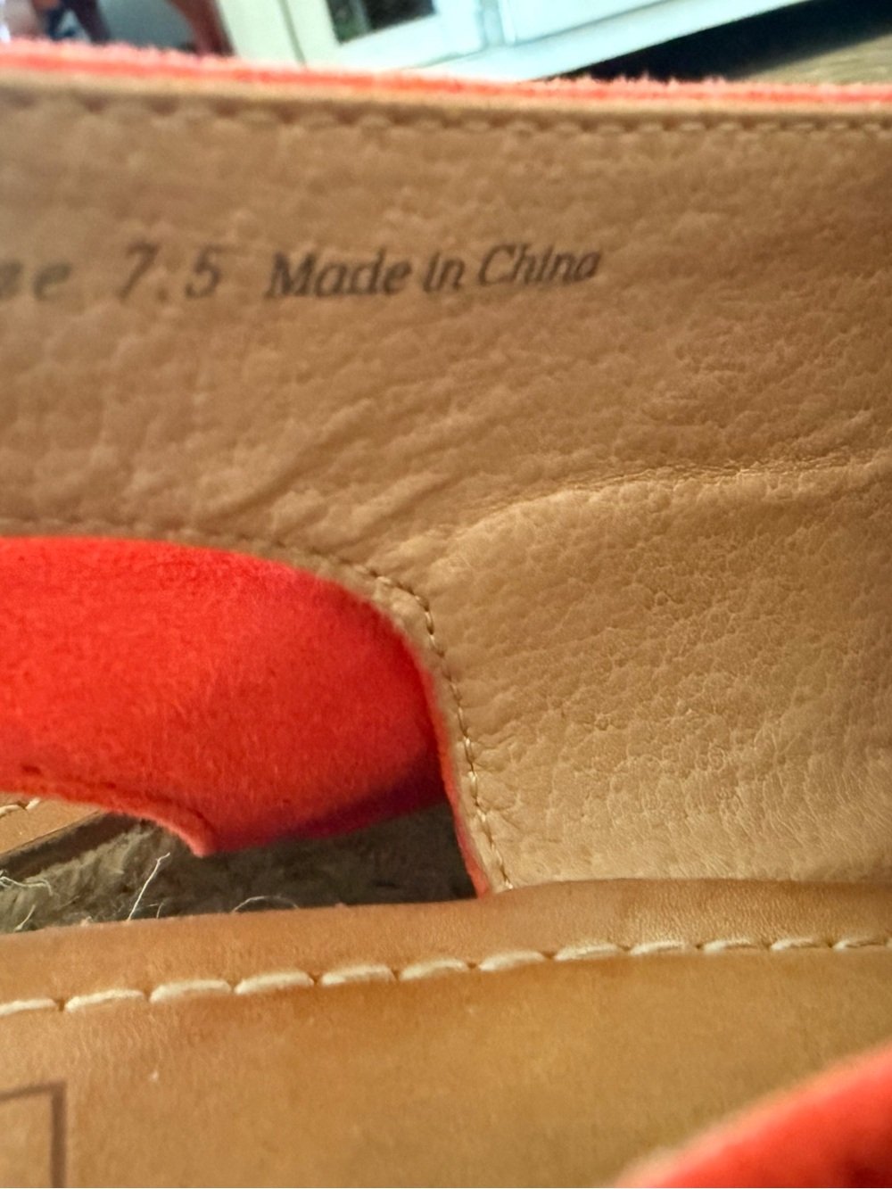 dv by Dolce Vita Red Suede Slingback Sandals - Picture 6 of 10